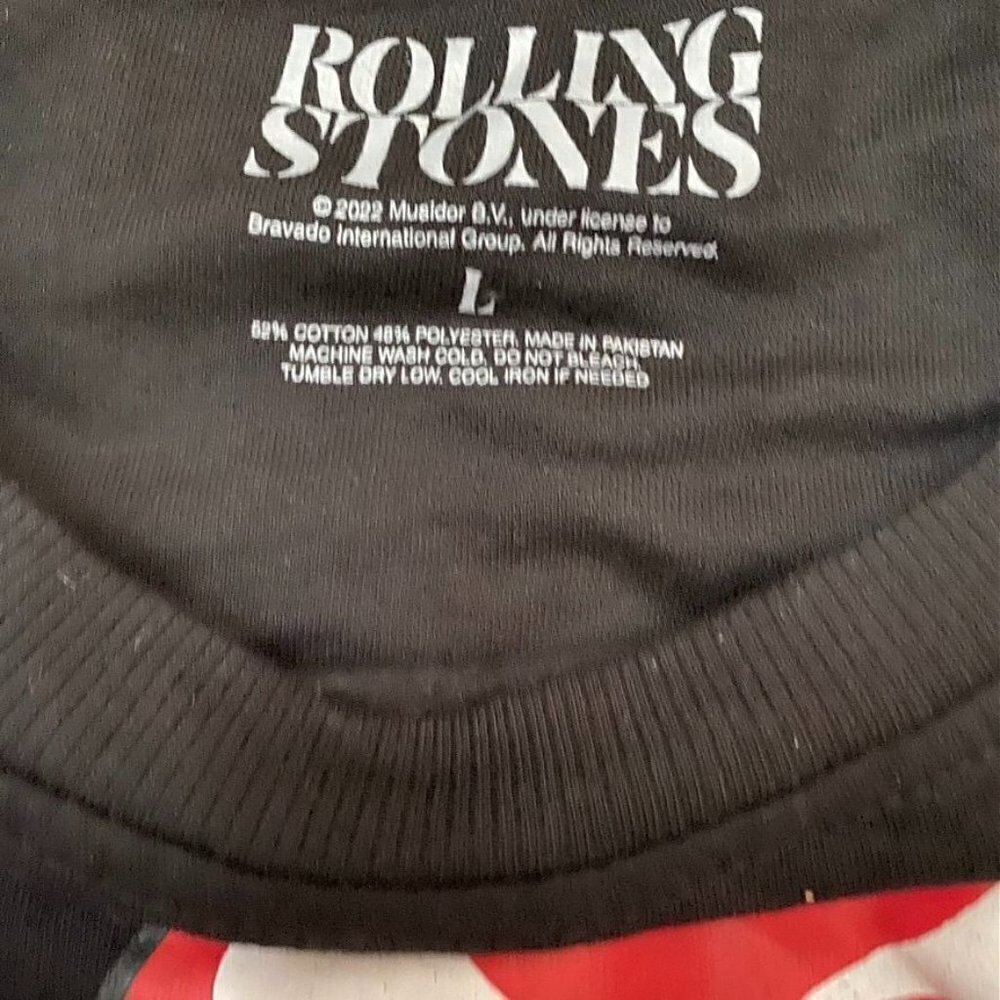 Bravado Women's The Rolling Stones Halloween Graphic Sweatshirt - Black - Picture 9 of 10
